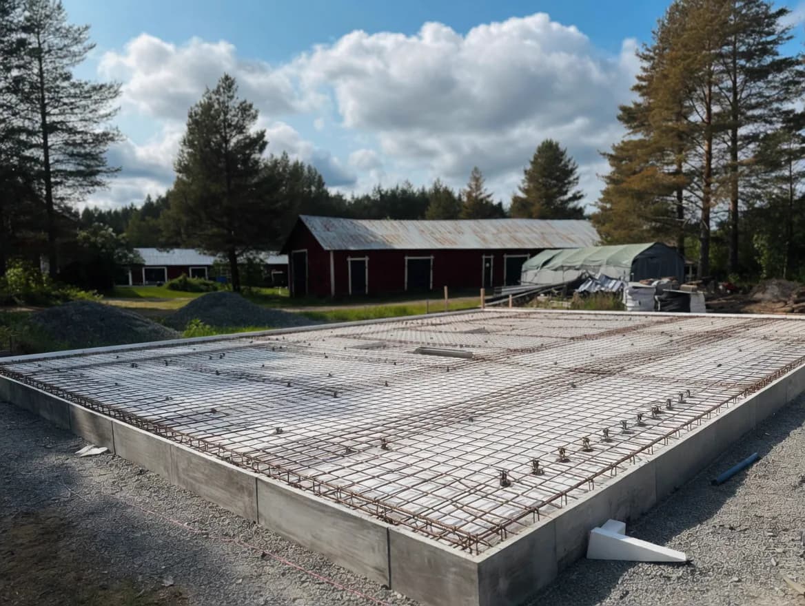 Betongarbeten, husgrunder och grundläggning i Skellefteå